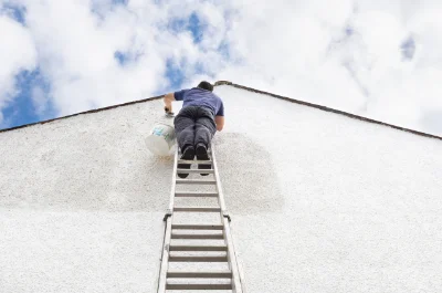 Peinture extérieure au Vaudioux — façades et ravalement